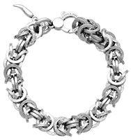 Bracciale Giovanni Raspini Donna Bizantina martellata in Argento 11396
